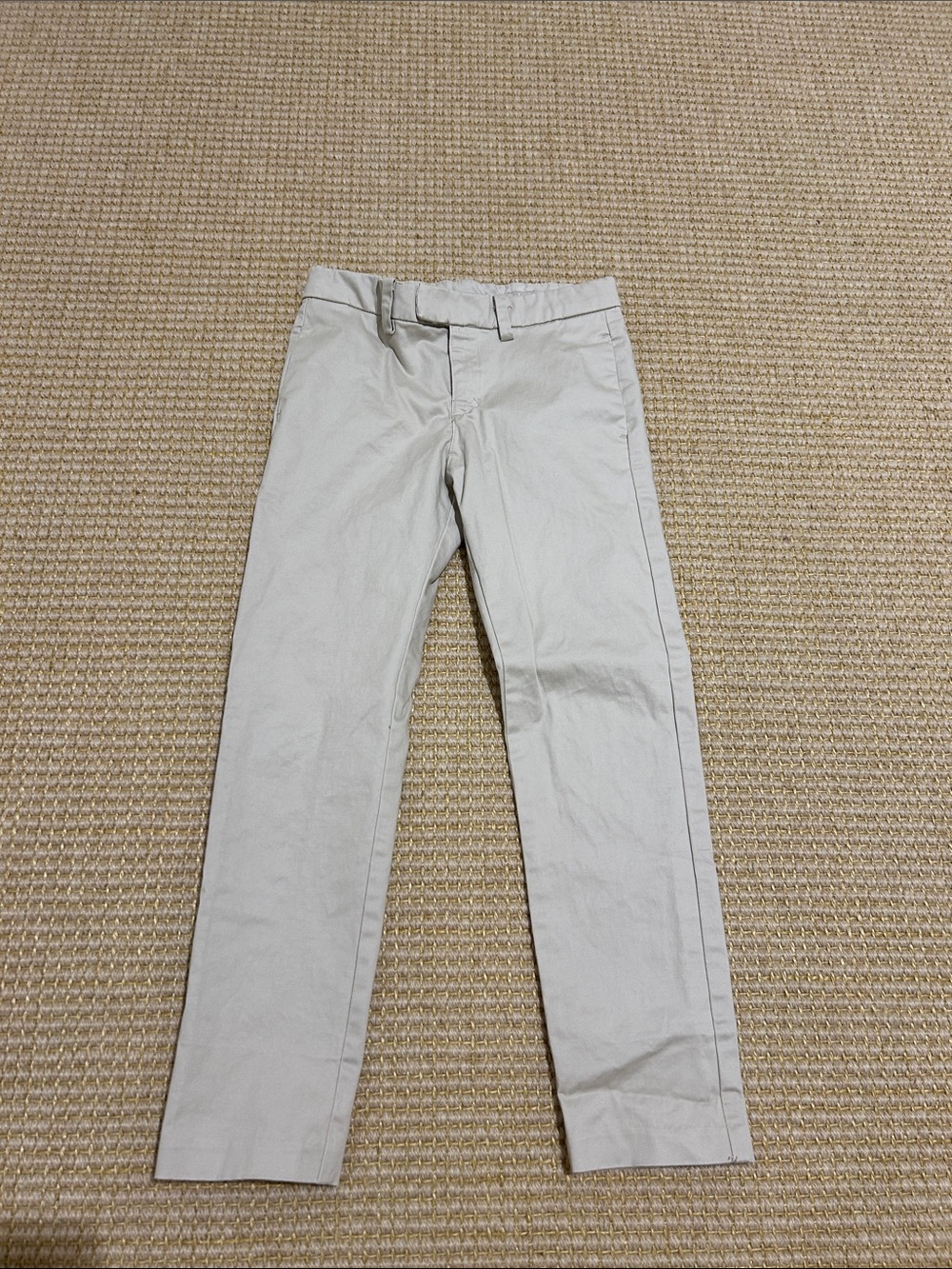 Mayoral khaki Casual Chino Pants for  boys size 7 adjustable waist